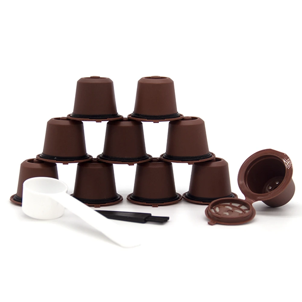 10 шт. многоразовые кофейные капсулы для кофемашины Nespresso, пластиковые капсулы с фильтром, A
10 шт. многоразовые кофейные капсулы для кофемашины Nespresso, пластиковые капсулы с фильтром, A
