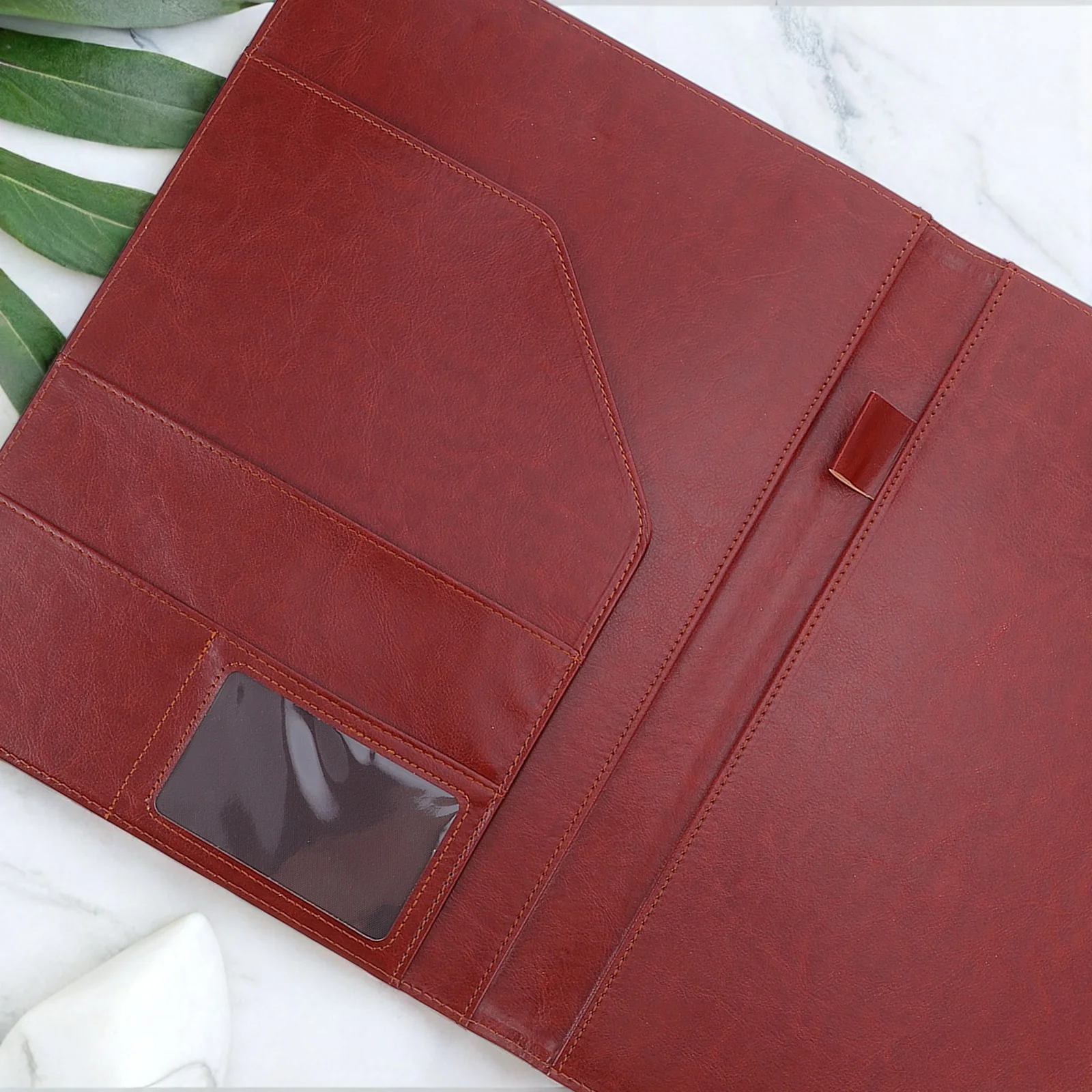 Portable A4 PU Office File Holder Clipboard Function Business Supplies Padfolio Resume Work Interview Portfolio Case Brown
Portable A4 PU Office File Holder Clipboard Function Business Supplies Padfolio Resume Work Interview Portfolio Case Brown