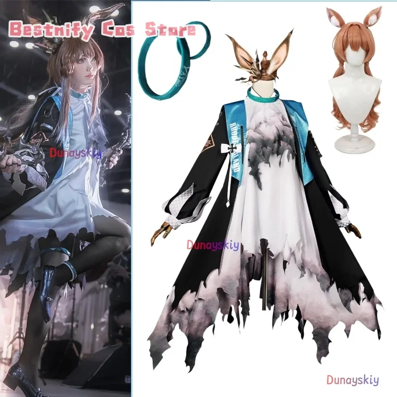 CosplayAmiya Cosplay Game Arknights Costume Anniversary Upgrade Change Sweet Elegant Uniform Dress Halloween Role Play Clothing
CosplayAmiya Cosplay Game Arknights Costume Anniversary Upgrade Change Sweet Elegant Uniform Dress Halloween Role Play Clothing