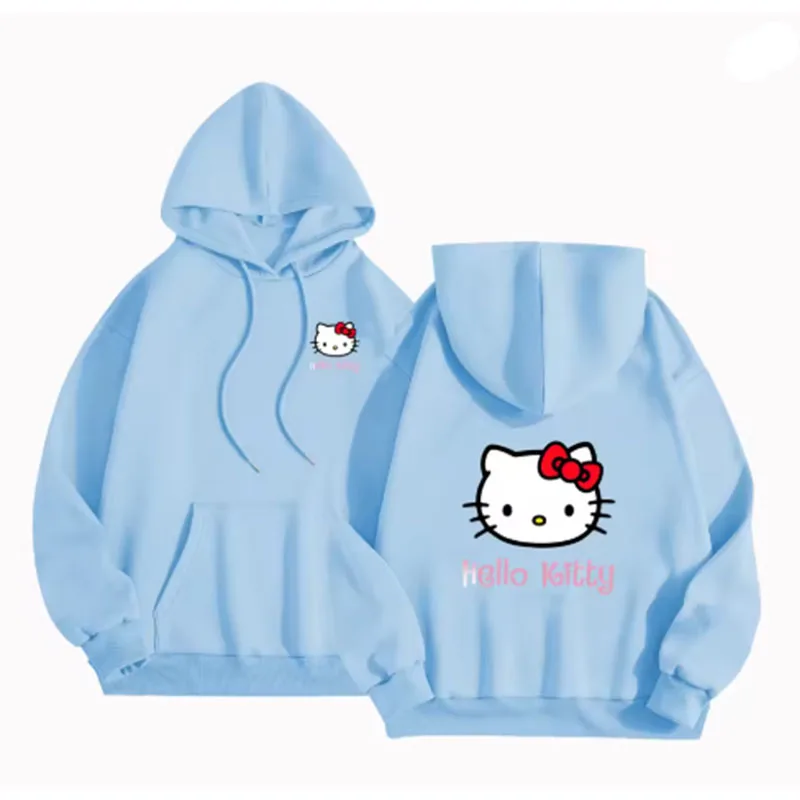 Women's MINISO Hello Kitty Hooded Pullover Sweatshirt Adorable Style Soft Material Perfect And Fashionable Trendy Street Outfits
Women's MINISO Hello Kitty Hooded Pullover Sweatshirt Adorable Style Soft Material Perfect And Fashionable Trendy Street Outfits