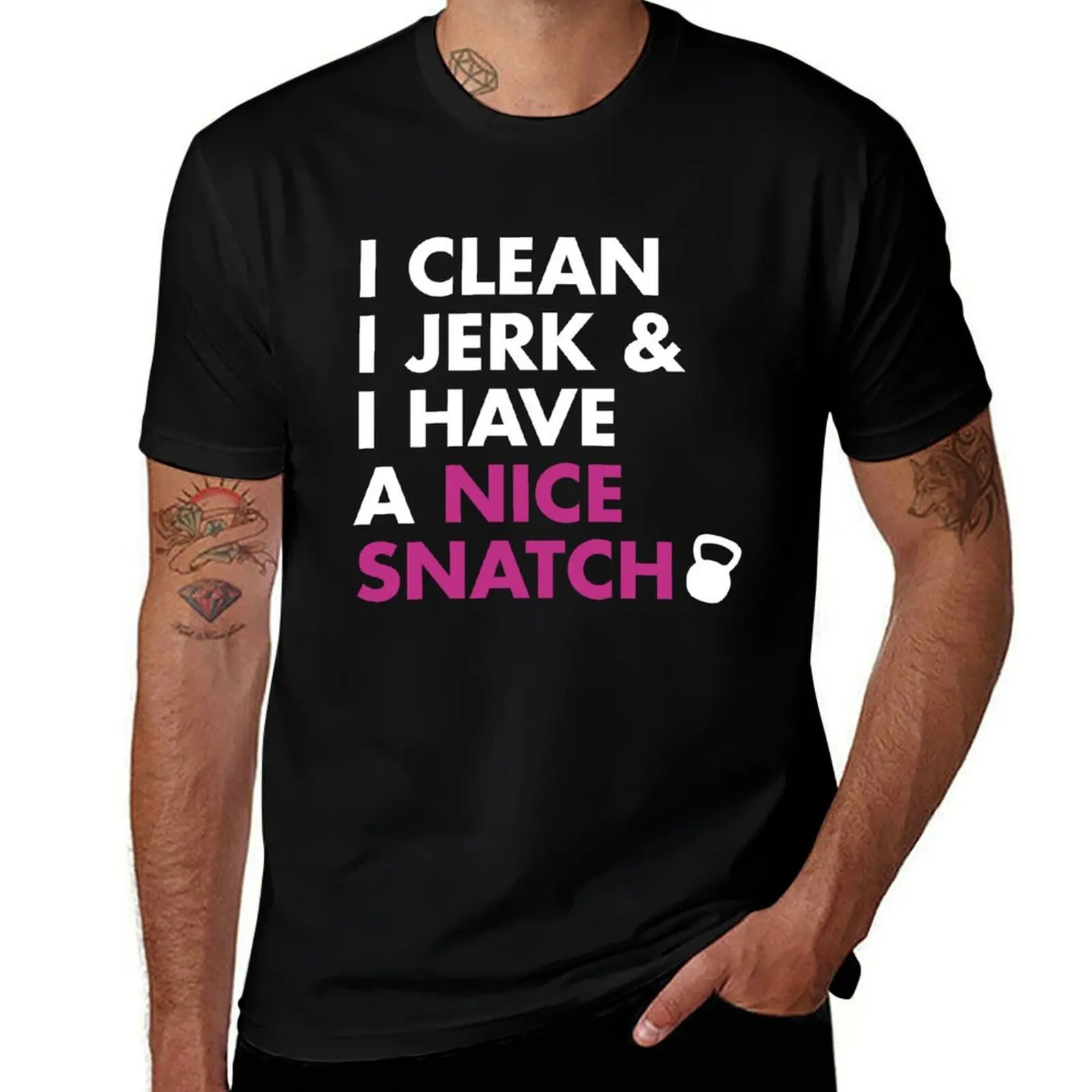 I Clean I Jerk and I Have a Nice Snatch T-Shirt customs design your own plus sizes fruit of the loom mens t shirts
I Clean I Jerk and I Have a Nice Snatch T-Shirt customs design your own plus sizes fruit of the loom mens t shirts