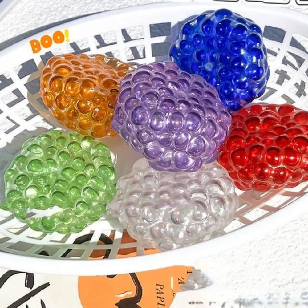 Transparent Rainbow Beads Pinching Toy Simulation Super Soft Hand Made Ball Pinch Toy Colorful Creative Slow Rebound Toy
Transparent Rainbow Beads Pinching Toy Simulation Super Soft Hand Made Ball Pinch Toy Colorful Creative Slow Rebound Toy