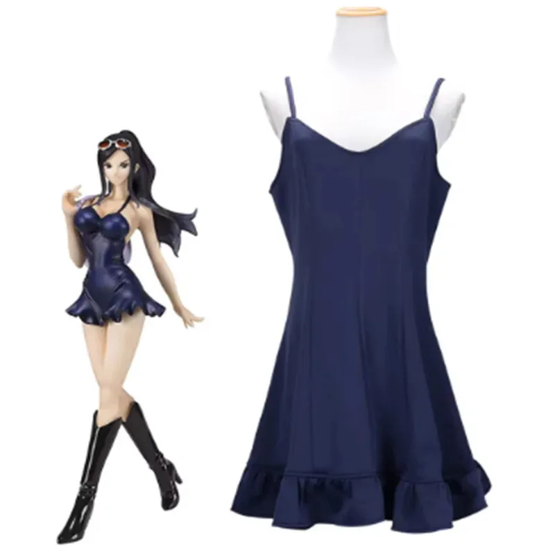 Anime Nico Robin Miss Allsunday Cosplay Costume Dressrosa Arc Pirate Hunter Sexy Woman Child Girl Blue Sling Dress Hallowen Suit
Anime Nico Robin Miss Allsunday Cosplay Costume Dressrosa Arc Pirate Hunter Sexy Woman Child Girl Blue Sling Dress Hallowen Suit