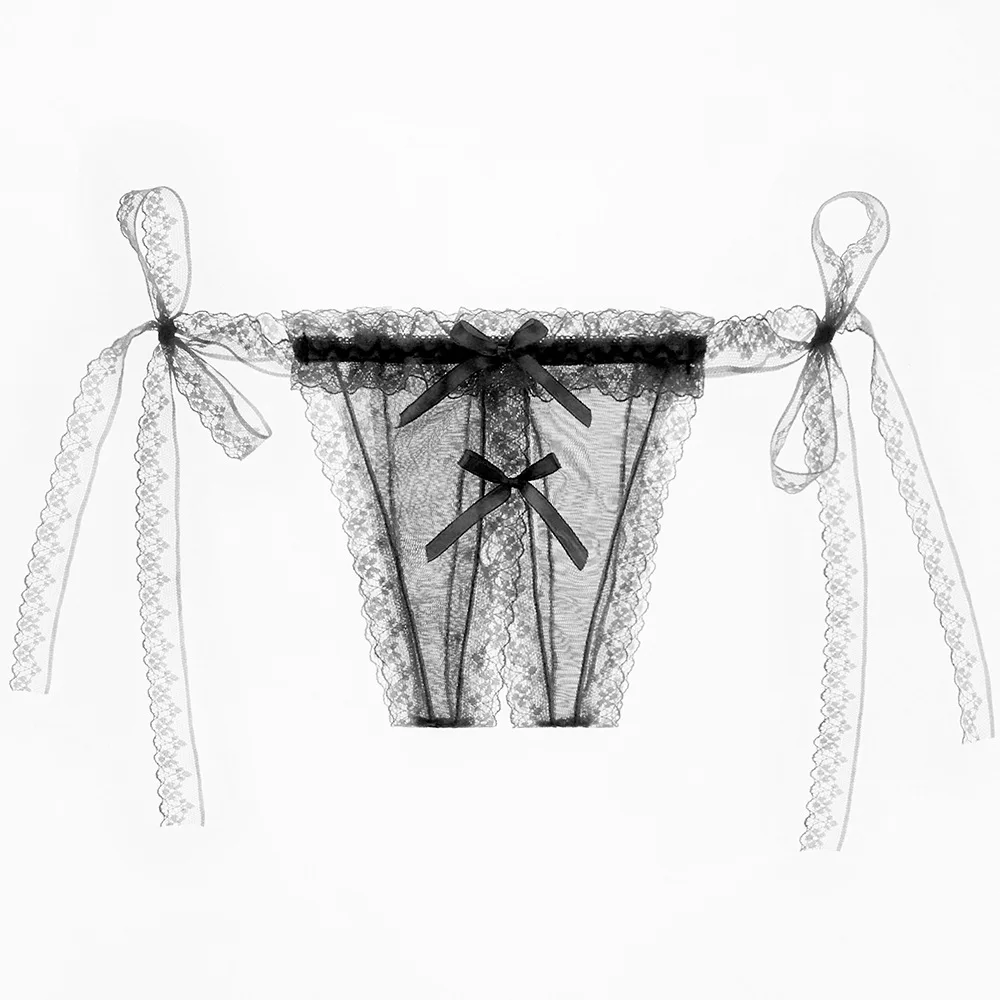 Erotic Lingerie Without Crotch Women Panties Lace Thong Open Crotch Underwear Sexi Tie Side Transparent Underpants Sexy Adult
Erotic Lingerie Without Crotch Women Panties Lace Thong Open Crotch Underwear Sexi Tie Side Transparent Underpants Sexy Adult