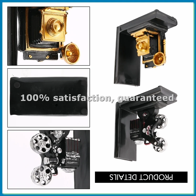 Retro Camera Bookend Movie Film Projector Black Silver Collector's Project Bookcase Vintage Jewelry Study Room-AT48
Retro Camera Bookend Movie Film Projector Black Silver Collector's Project Bookcase Vintage Jewelry Study Room-AT48
