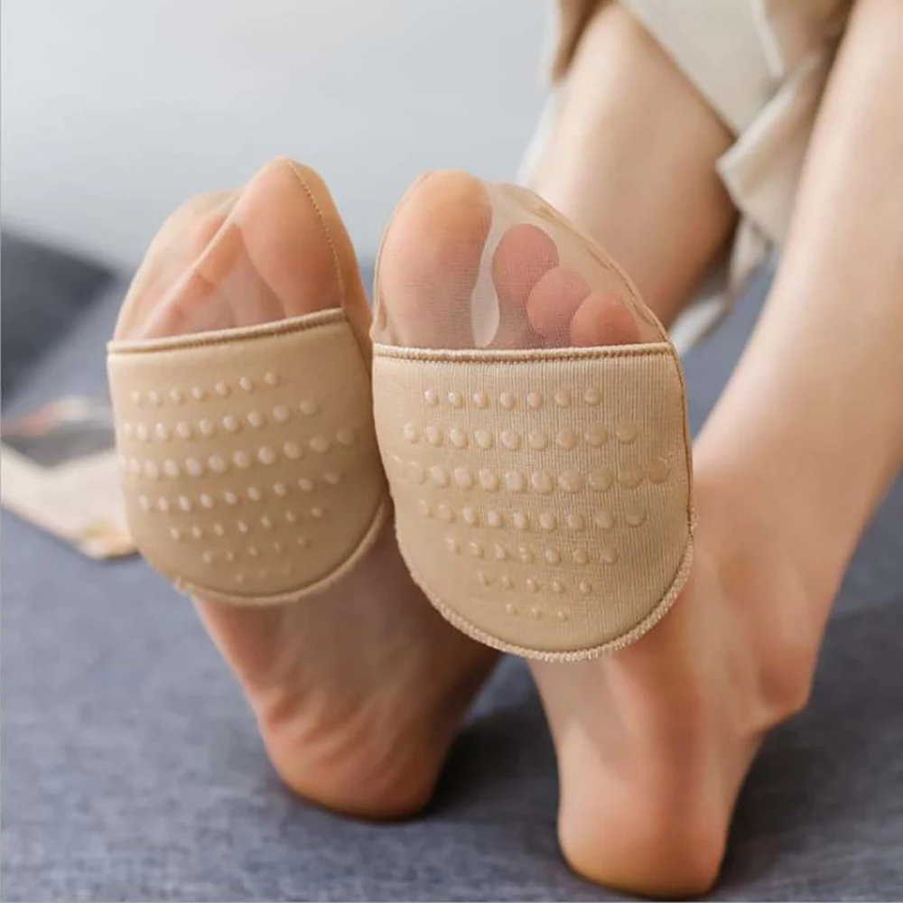 High Heels Cushion Anti-Slip Silicone Dotted Invisible Socks Women Forefoot Insole Pad Front Heel Socks Half pad
High Heels Cushion Anti-Slip Silicone Dotted Invisible Socks Women Forefoot Insole Pad Front Heel Socks Half pad