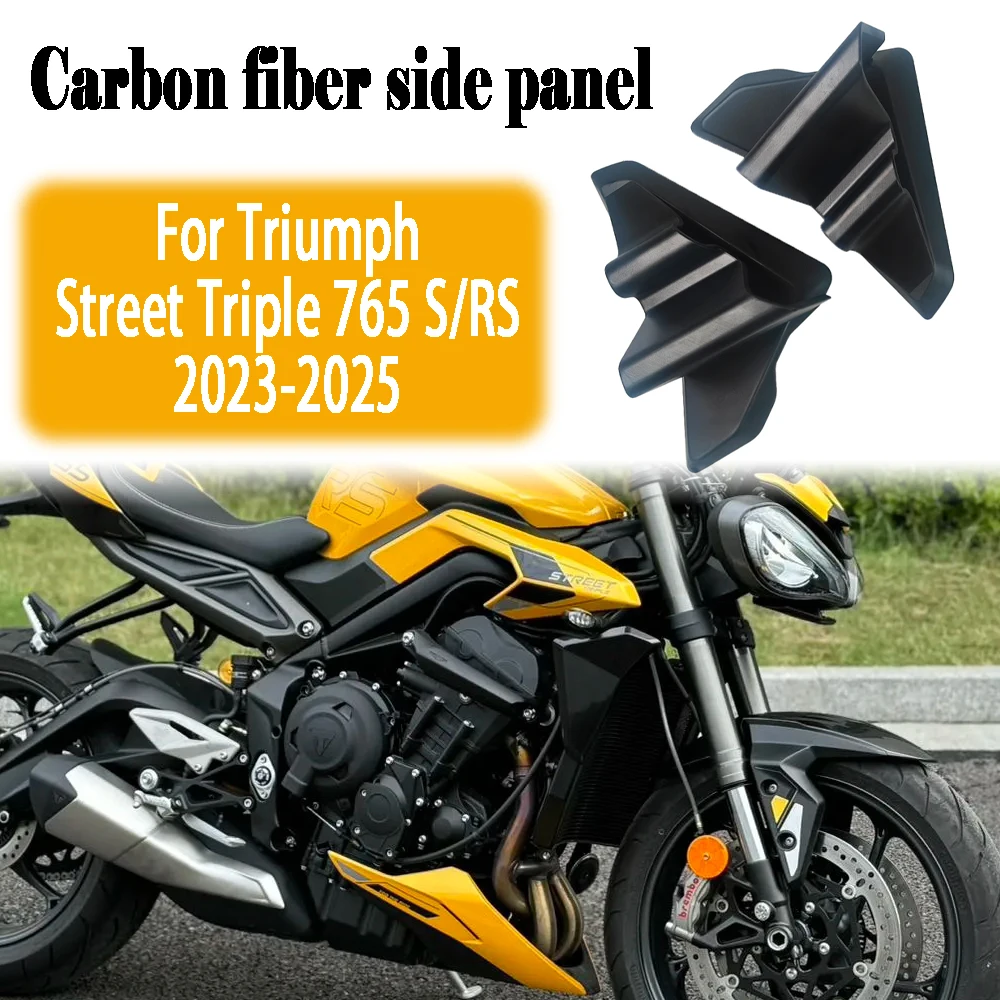 For Triumph Street Triple 765R 765RS 2023 2024 2025 Side front spoiler aerodynamic wing spoiler kit motorcycle accessories
For Triumph Street Triple 765R 765RS 2023 2024 2025 Side front spoiler aerodynamic wing spoiler kit motorcycle accessories