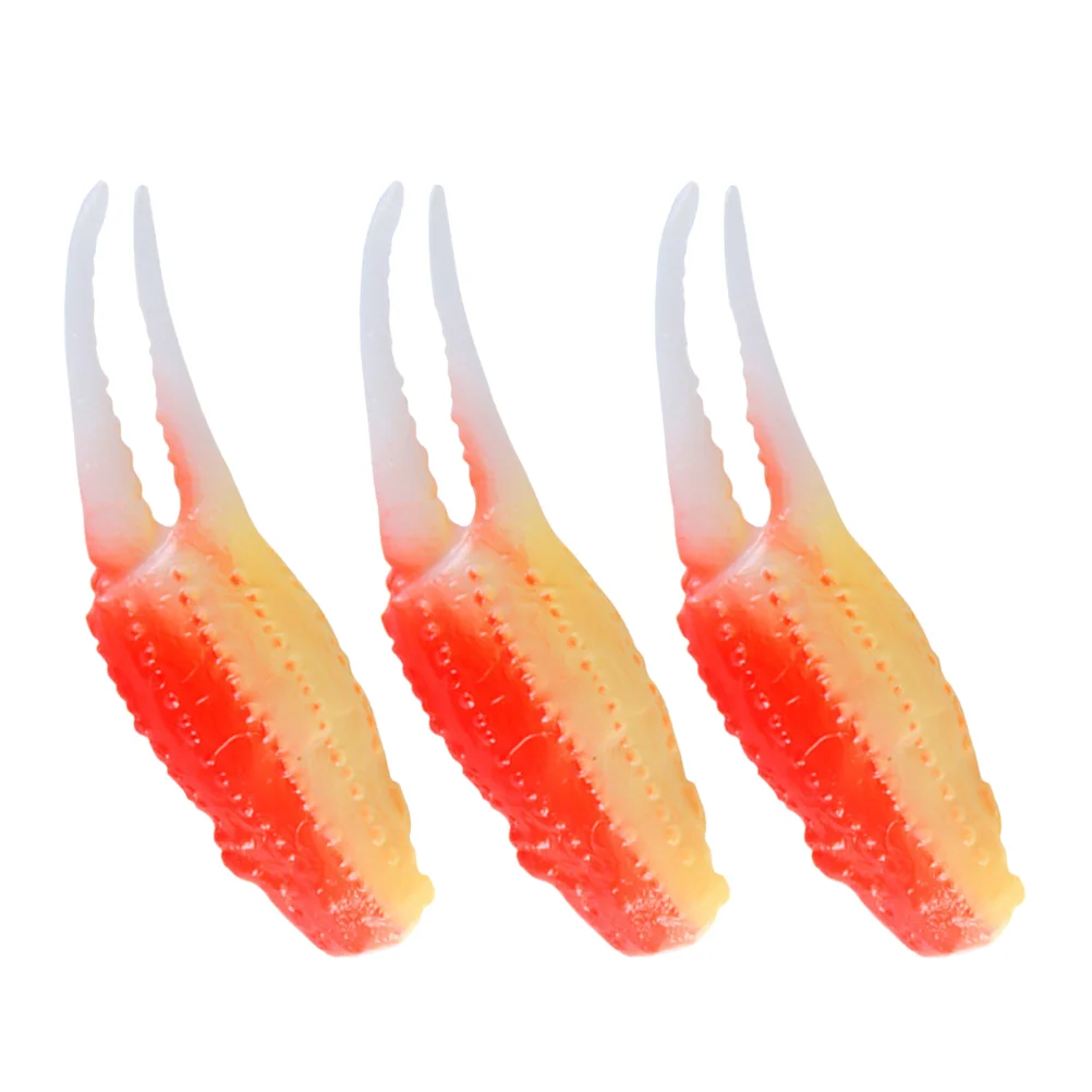 3 Pcs Shrimp Model Simulation Fish Meat Tiny Fake Crab Figurines Toy Crabs Party Adorable Claw Food Banquet
3 Pcs Shrimp Model Simulation Fish Meat Tiny Fake Crab Figurines Toy Crabs Party Adorable Claw Food Banquet