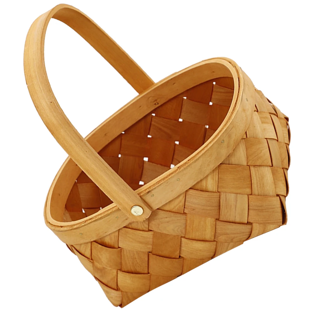 Pastoral Style Woven Storage H Basket Small Size Home Decor Flower Fruit Snacks Picnic Party Bamboo Practical Long Use
Pastoral Style Woven Storage H Basket Small Size Home Decor Flower Fruit Snacks Picnic Party Bamboo Practical Long Use