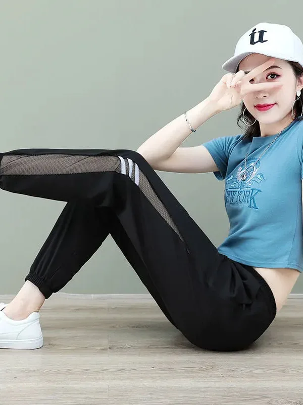 Женские летние тонкие брюки для бега Qui Dry, дышащие, легкие, повседневные, с высокой талией, из полиэфирного волокна, длина 7/8 (Harlan)
Женские летние тонкие брюки для бега Qui Dry, дышащие, легкие, повседневные, с высокой талией, из полиэфирного волокна, длина 7/8 (Harlan)