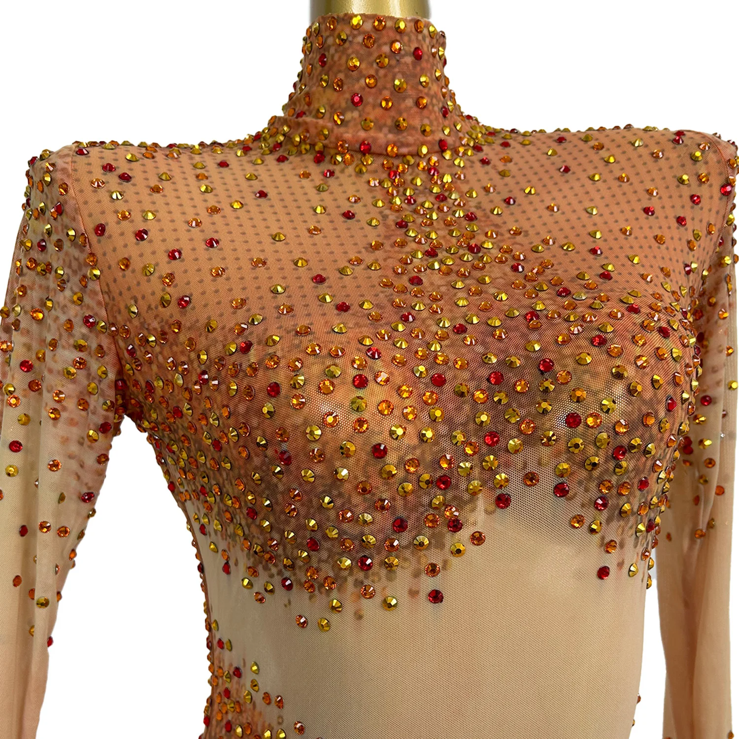 Sparkly Rhinestone Orange Mesh Long Dress Party Prom Backless Long Sleeved Evening Gown Birthday Luxury High-end Sexy Couture
Sparkly Rhinestone Orange Mesh Long Dress Party Prom Backless Long Sleeved Evening Gown Birthday Luxury High-end Sexy Couture