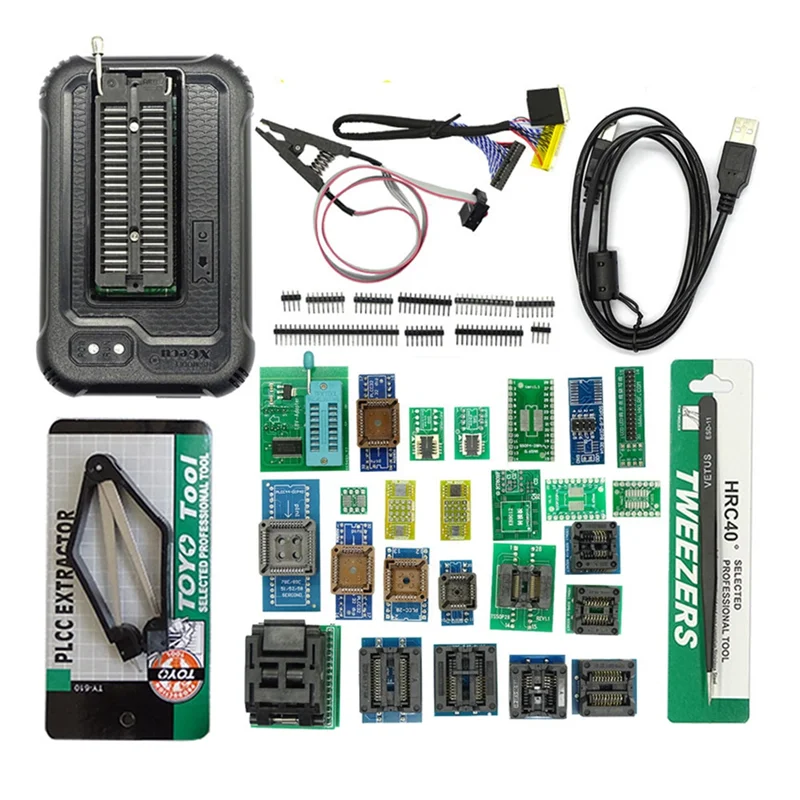 Durable-For Xgecu T48 TL866II USB Programmer-30 Adapters For SPI/Nor NAND Flash BIOS MCU EEPROM PIC AVR,For Xgecu T48 TL866II US
Durable-For Xgecu T48 TL866II USB Programmer-30 Adapters For SPI/Nor NAND Flash BIOS MCU EEPROM PIC AVR,For Xgecu T48 TL866II US