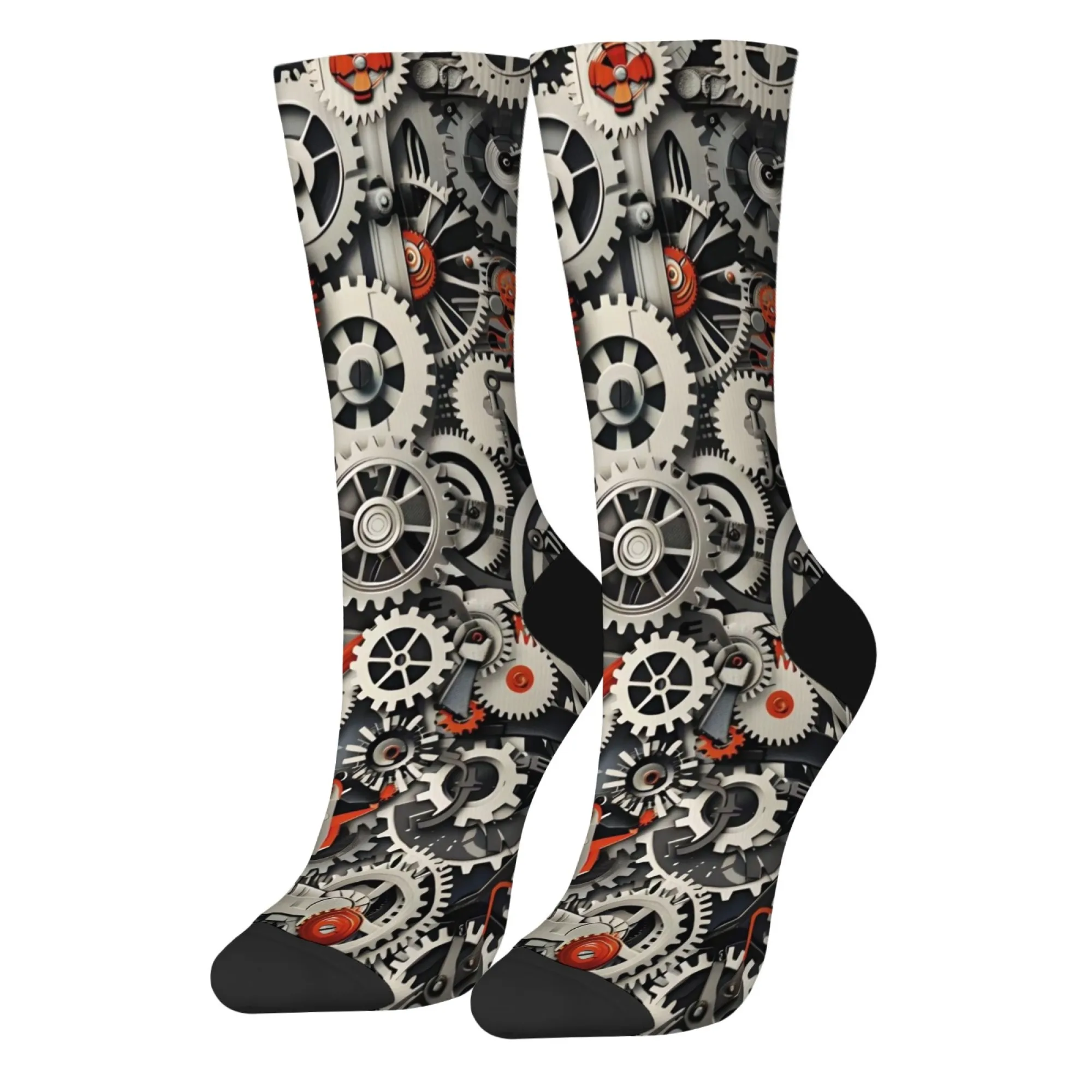 Trendy Steampunk Gear & Machinery Men Crew Socks Industrial Retro Pattern Socks for Alternative Fashion & Casual Street Wear
Trendy Steampunk Gear & Machinery Men Crew Socks Industrial Retro Pattern Socks for Alternative Fashion & Casual Street Wear