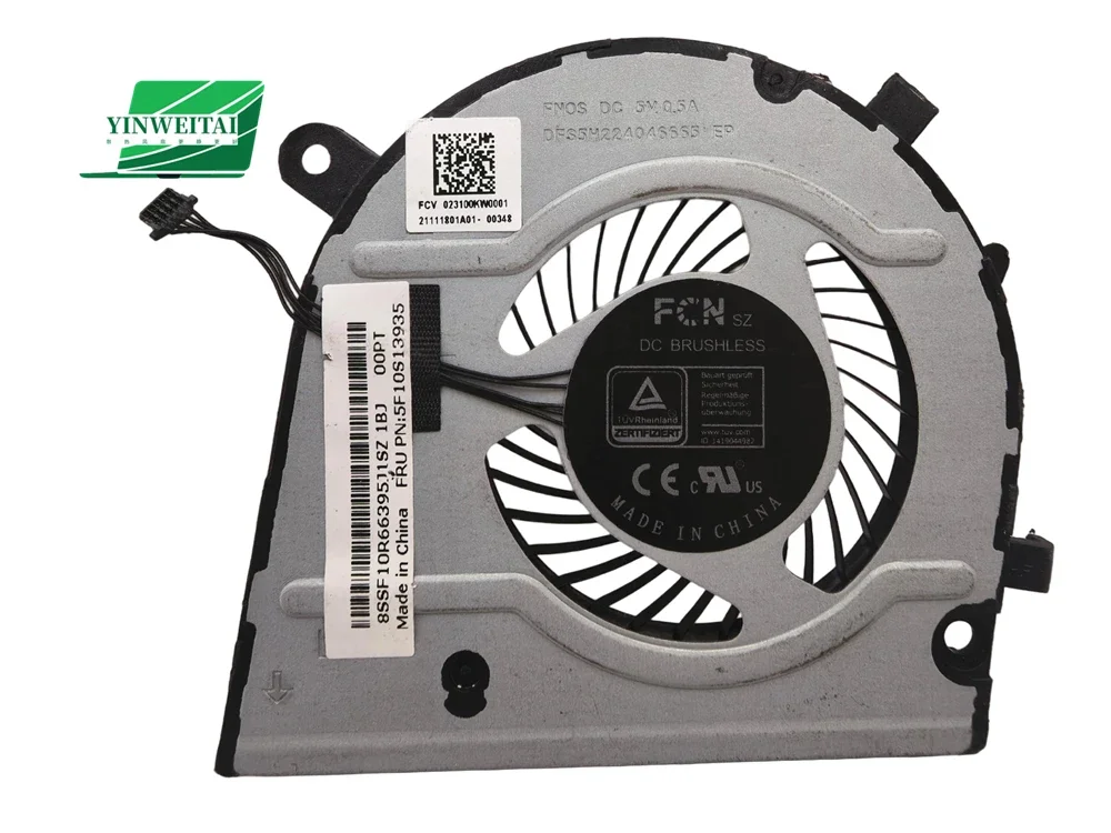 CPU FAN FOR Lenovo ThinkBook 14s G2 ITL 82E4 5F10S13935 DC5V 0.50A New
CPU FAN FOR Lenovo ThinkBook 14s G2 ITL 82E4 5F10S13935 DC5V 0.50A New