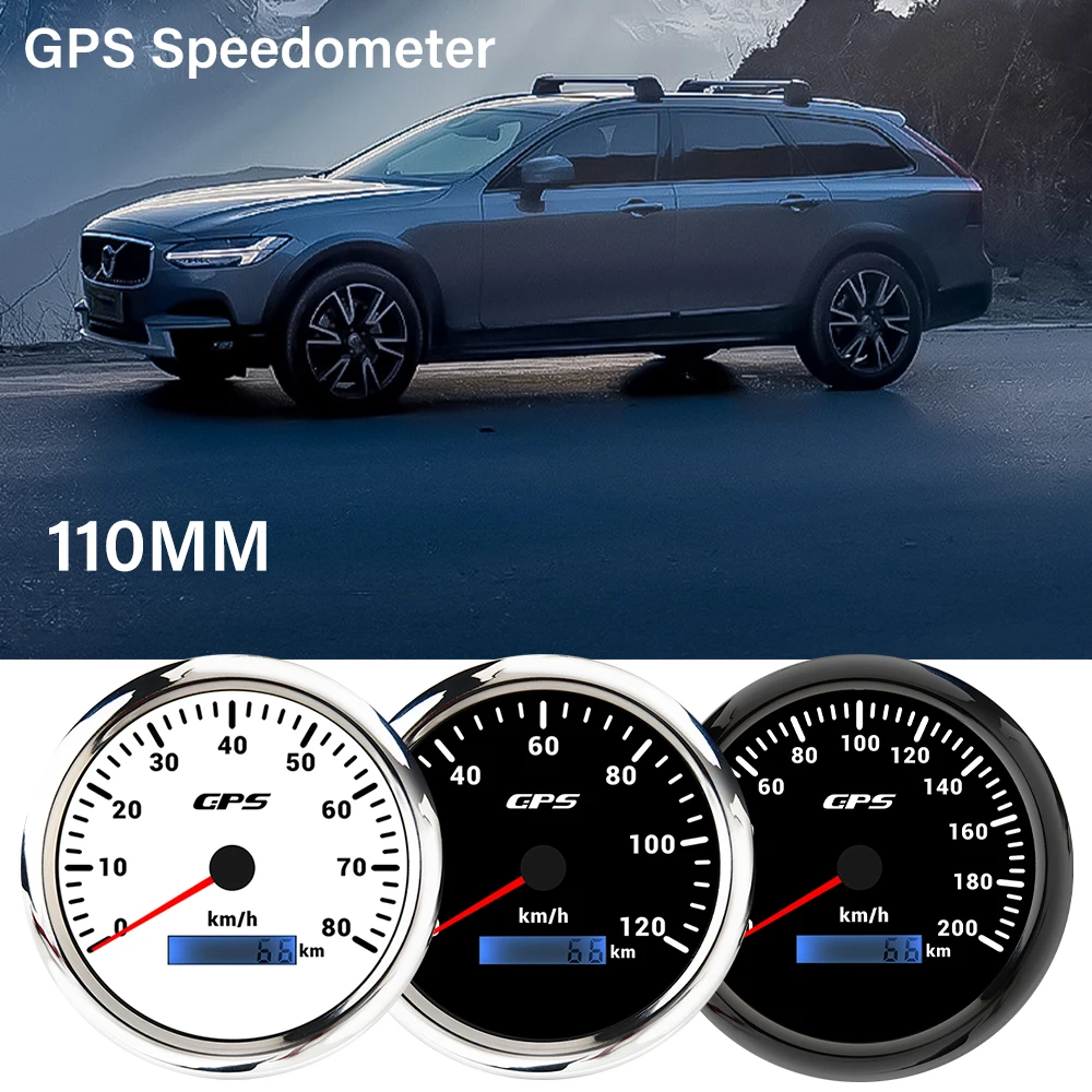 ELING 110mm GPS Speedometer 0-60km/h 0-120KM/H 0-200km/h with GPS Antenna and 7 Colors Backlight for Boat Truck Car 12V 24V
ELING 110mm GPS Speedometer 0-60km/h 0-120KM/H 0-200km/h with GPS Antenna and 7 Colors Backlight for Boat Truck Car 12V 24V