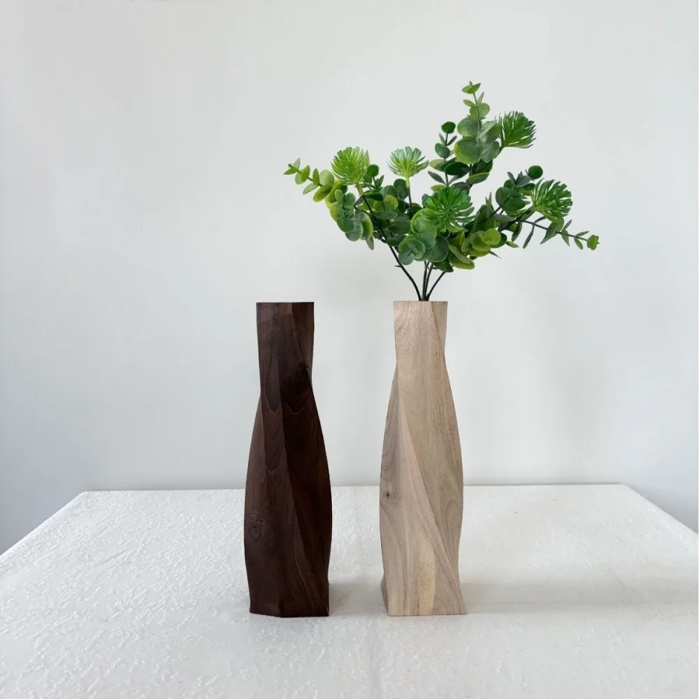 Nordic Simple Modern Solid Wood Wooden Vase Creative Home Art Paulownia Wood Vase Ddecoration Living Room Dining Room Decoration
Nordic Simple Modern Solid Wood Wooden Vase Creative Home Art Paulownia Wood Vase Ddecoration Living Room Dining Room Decoration