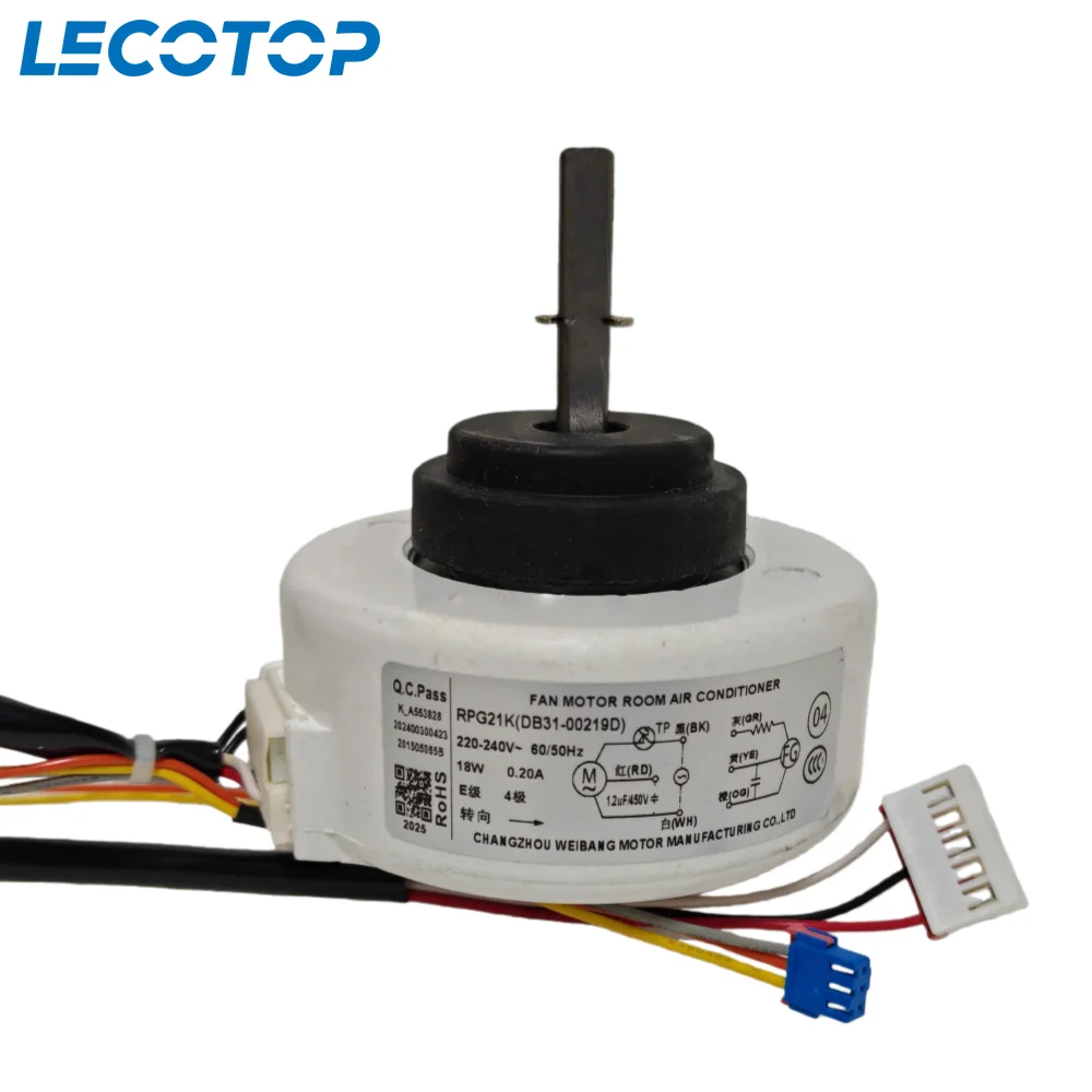 Новый двигатель вентилятора переменного тока RPG21K DB31-00219D для внутреннего блока для кондиционера Samsung, запасные части
Новый двигатель вентилятора переменного тока RPG21K DB31-00219D для внутреннего блока для кондиционера Samsung, запасные части