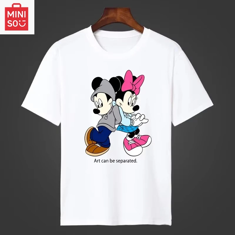 Mickey Mouse And Donald Duck Anime Pattern Printed Short-sleeved T-shirt Summer Women Casual Short Sleeves Streetwear Tees Tops
Mickey Mouse And Donald Duck Anime Pattern Printed Short-sleeved T-shirt Summer Women Casual Short Sleeves Streetwear Tees Tops