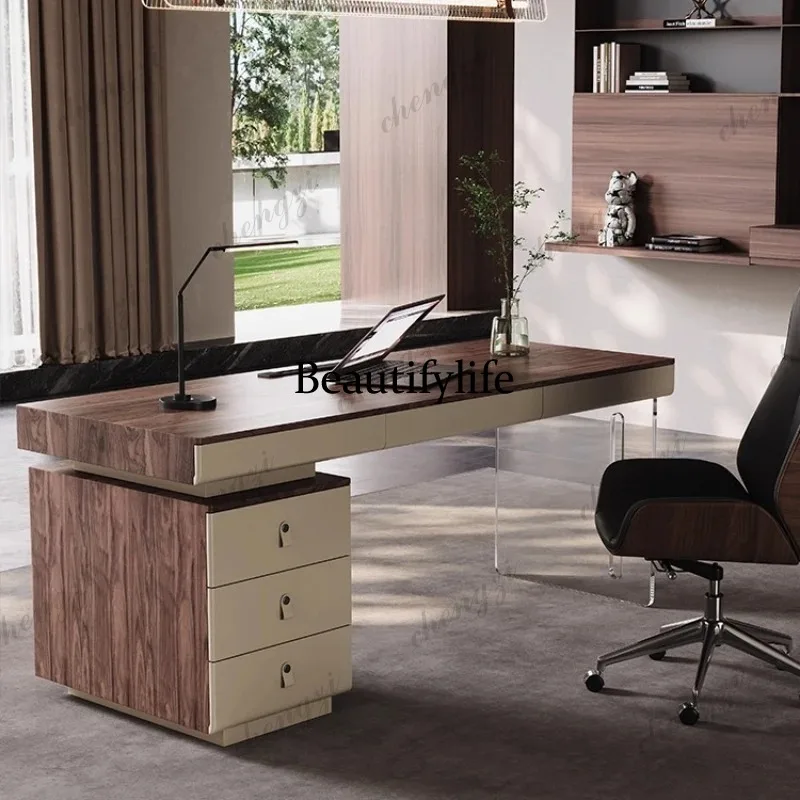 TTT Bedroom Work Boss Nordic Office Desk Computer Comfortable Light Luxury Office Desk President Advance Home Furniture
TTT Bedroom Work Boss Nordic Office Desk Computer Comfortable Light Luxury Office Desk President Advance Home Furniture