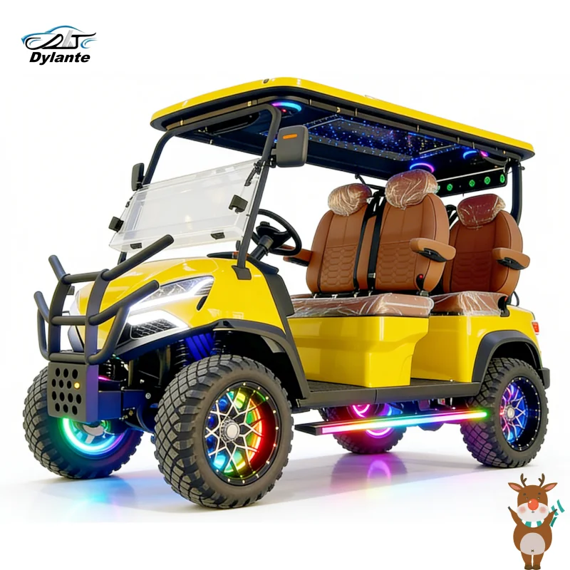 2/4/6 Seat Electric Golf Cart Made In China 72V Lithium Battery Customized Comfortable 4 Seat Electric Off-Road Hunting Car
2/4/6 Seat Electric Golf Cart Made In China 72V Lithium Battery Customized Comfortable 4 Seat Electric Off-Road Hunting Car
