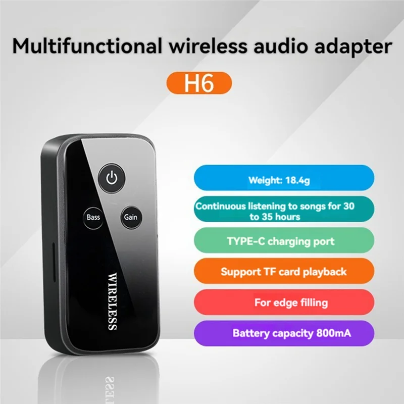 Stylish-Wireless Bluetooth Receiver Adapter Portable Lavalier Design For Car Speakers Audio Music Receiver Bluetooth 5.1 Adapter
Stylish-Wireless Bluetooth Receiver Adapter Portable Lavalier Design For Car Speakers Audio Music Receiver Bluetooth 5.1 Adapter