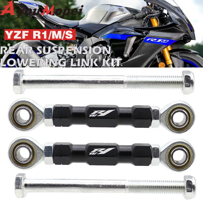 Комплект понижающих звеньев YZFR1 2023, для YAMAHA YZF R1 R1S R1M 2004+, аксессуары для мотоциклов, регулируемые рычаги задней подвески 2022
Комплект понижающих звеньев YZFR1 2023, для YAMAHA YZF R1 R1S R1M 2004+, аксессуары для мотоциклов, регулируемые рычаги задней подвески 2022
