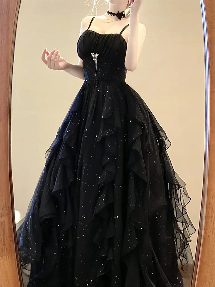 Lolita two-piece set kit stylish high-end sequins flash long pleated dress Y2K aesthetic thin mesh cardigan Japanese role play
Lolita two-piece set kit stylish high-end sequins flash long pleated dress Y2K aesthetic thin mesh cardigan Japanese role play