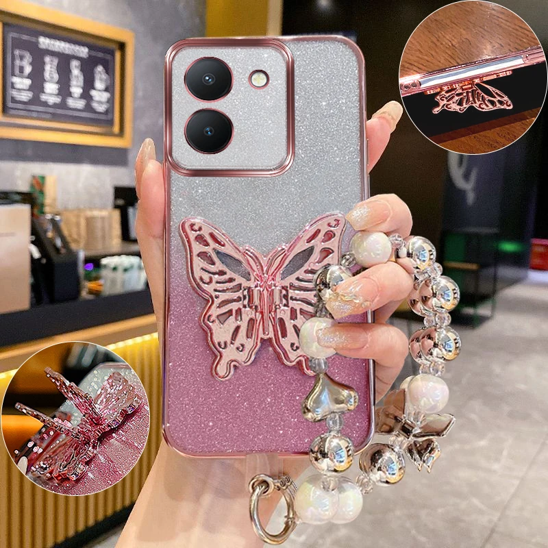 Y36 Y02 Y03 Glitter Plating Butterfly Holder Silicone Case for Vivo Y36 Y35 Y33s Y31 Y30 Y03 Y02 Y5s Shockproof Cover Girls Gift
Y36 Y02 Y03 Glitter Plating Butterfly Holder Silicone Case for Vivo Y36 Y35 Y33s Y31 Y30 Y03 Y02 Y5s Shockproof Cover Girls Gift