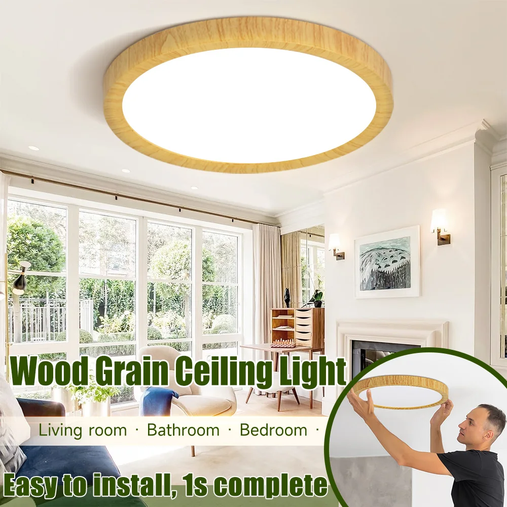 Светодиодная панель под дерево Ультратонкий потолочный светильник 3 цвета в одном лампе для домашнего освещения Кухня Спальня Поверхностный потолочный светильник
Светодиодная панель под дерево Ультратонкий потолочный светильник 3 цвета в одном лампе для домашнего освещения Кухня Спальня Поверхностный потолочный светильник