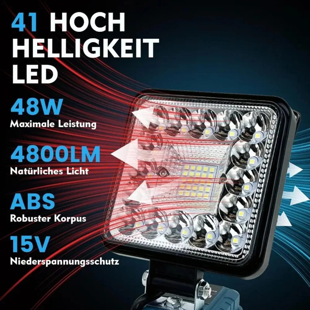 AB46-For For Battery-Portable LED Spotlight 4" Cordless Outdoor Work And Fishing Light With USB
AB46-For For Battery-Portable LED Spotlight 4" Cordless Outdoor Work And Fishing Light With USB