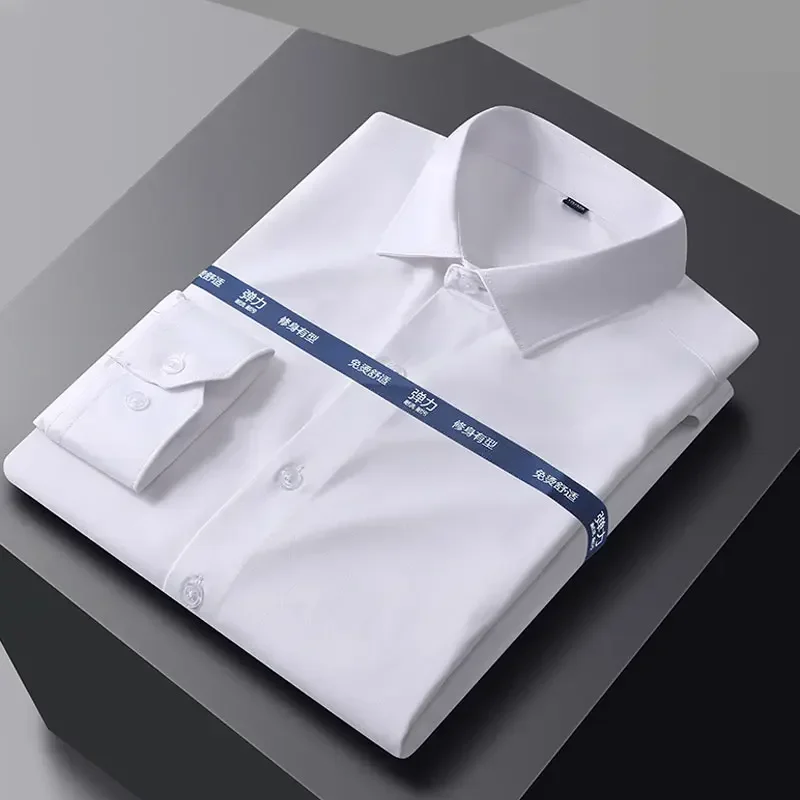 6XL Spring summer men's shirt Long sleeve non-ironing anti-wrinkle silky formal Business casual plus size solid color slim fit
6XL Spring summer men's shirt Long sleeve non-ironing anti-wrinkle silky formal Business casual plus size solid color slim fit