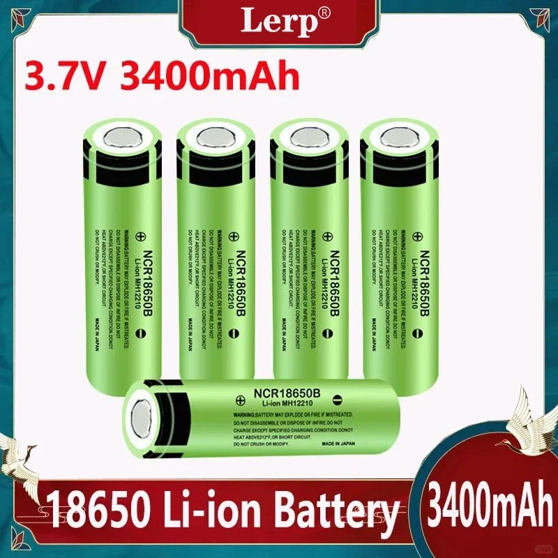 The latest imported lithium battery in 2025, 18650B-NCR rechargeable battery 34B 3.7V 3400mAh, is suitable for electronic device
The latest imported lithium battery in 2025, 18650B-NCR rechargeable battery 34B 3.7V 3400mAh, is suitable for electronic device