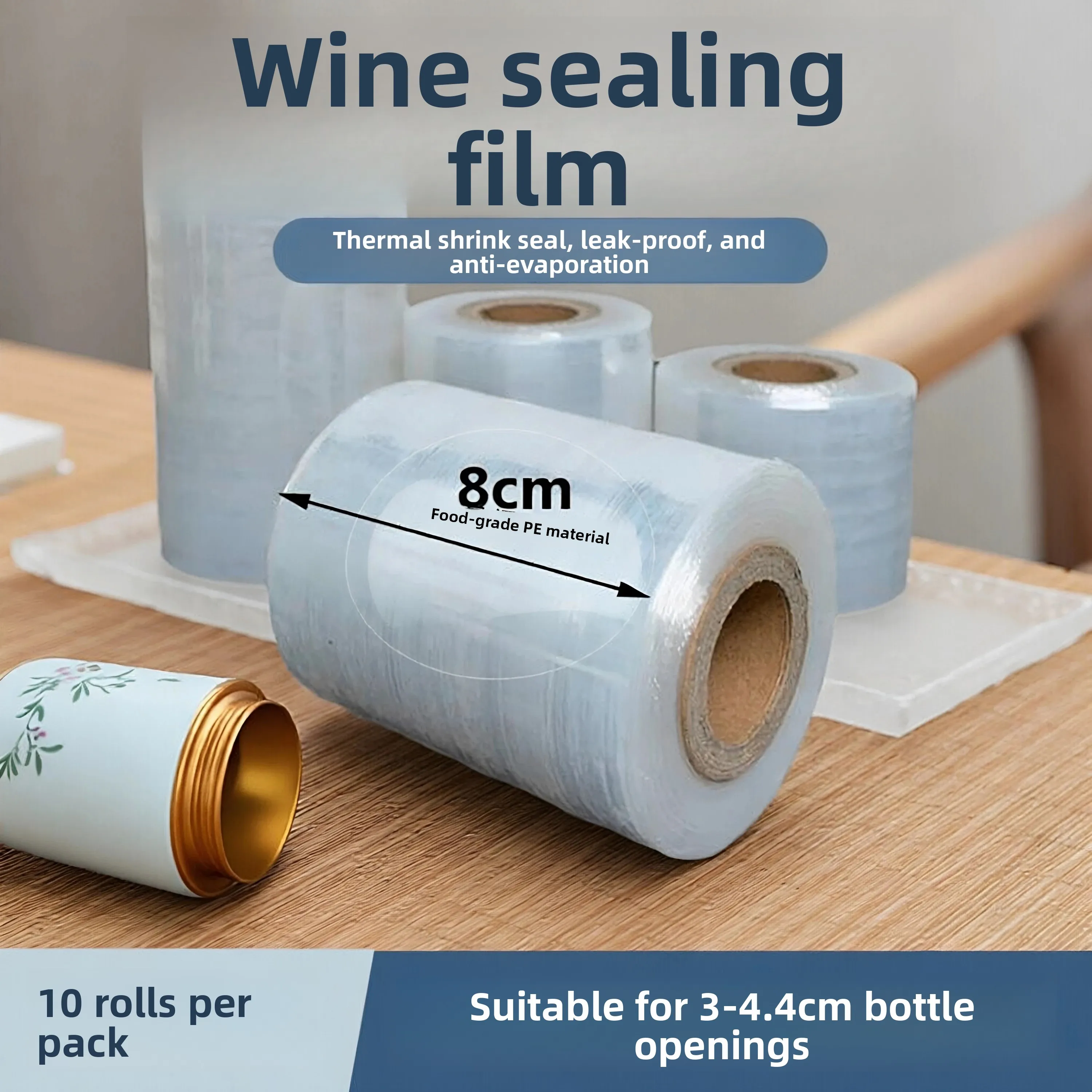 Wine Sealing Film Hot Shrinkage Anti-leakage Wrapping Film for Old Wine Bottle Sealing And Preservation
Wine Sealing Film Hot Shrinkage Anti-leakage Wrapping Film for Old Wine Bottle Sealing And Preservation