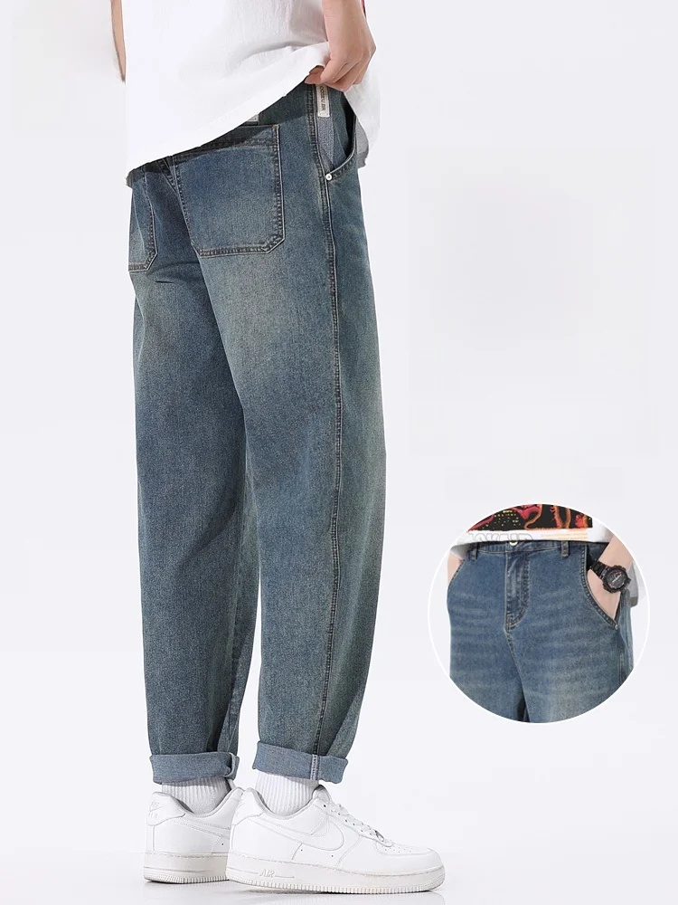 Мужские джинсы в американском ретро-стиле, весна-осень, свободные, прямые, повседневные брюки, молодежные, модные, длинные, из хлопка, полиэстера и спандекса
Мужские джинсы в американском ретро-стиле, весна-осень, свободные, прямые, повседневные брюки, молодежные, модные, длинные, из хлопка, полиэстера и спандекса