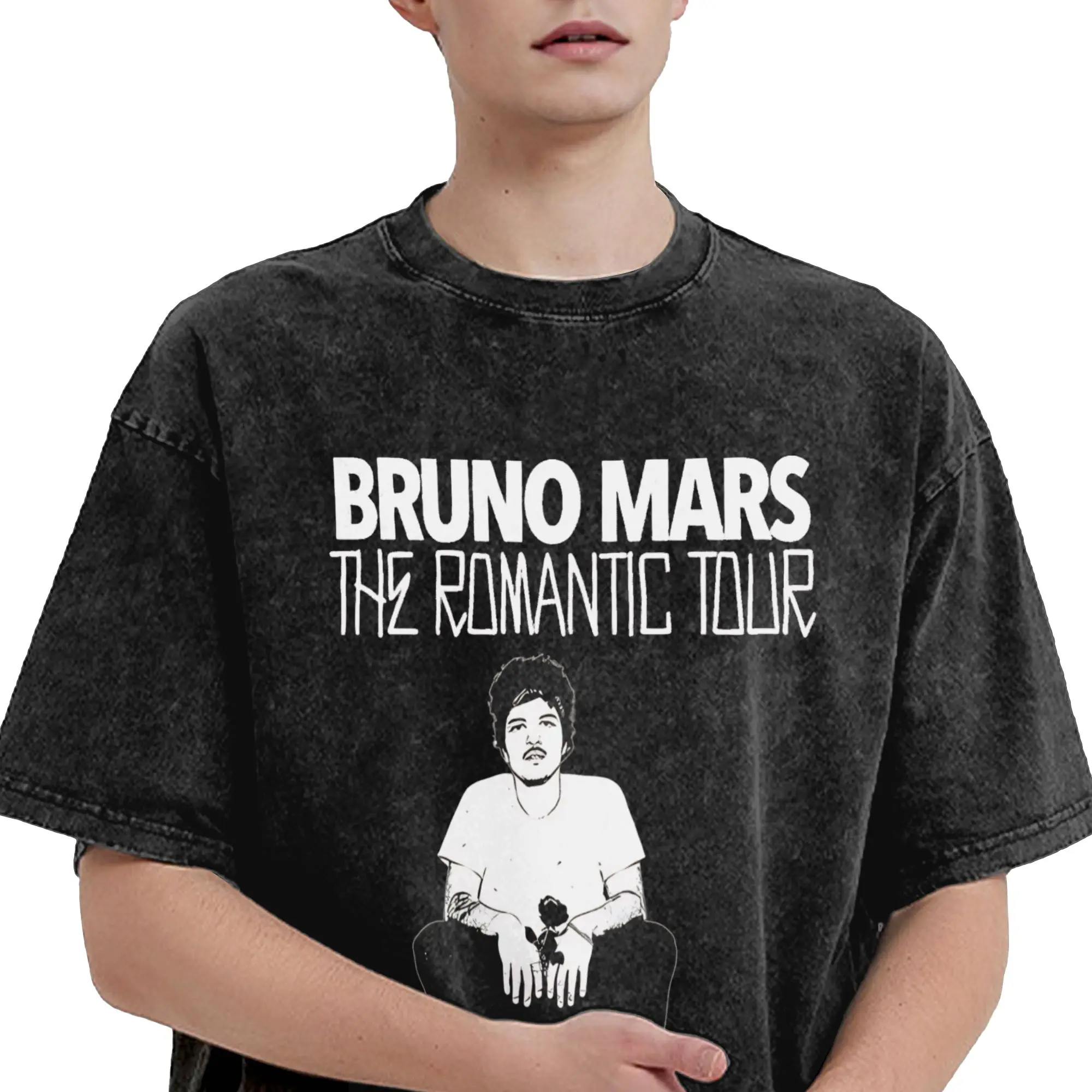 Футболки Bruno Mars The Romantic Tour 2026, мужские хлопковые повседневные футболки с круглым вырезом, футболка с короткими рукавами, одежда, подарок
Футболки Bruno Mars The Romantic Tour 2026, мужские хлопковые повседневные футболки с круглым вырезом, футболка с короткими рукавами, одежда, подарок