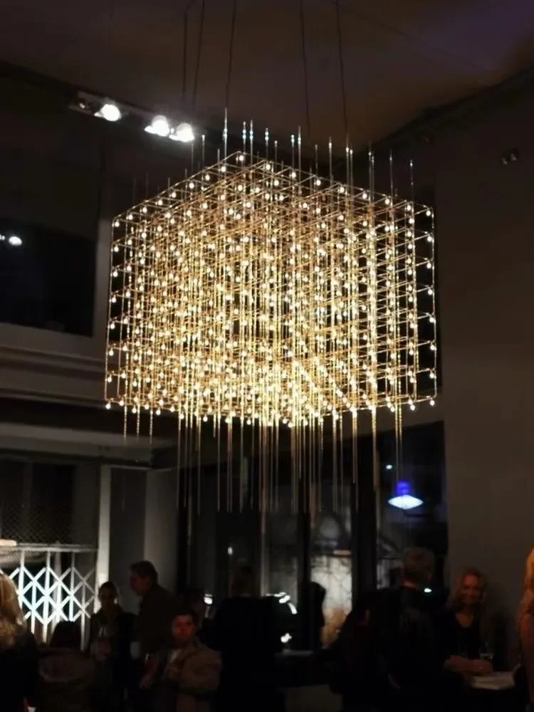 Chrome Square Led Pendant Lamp Stainless Steel For Hall Foyer Restaurant Hanging Light Fixtures Cord Adjustable
Chrome Square Led Pendant Lamp Stainless Steel For Hall Foyer Restaurant Hanging Light Fixtures Cord Adjustable