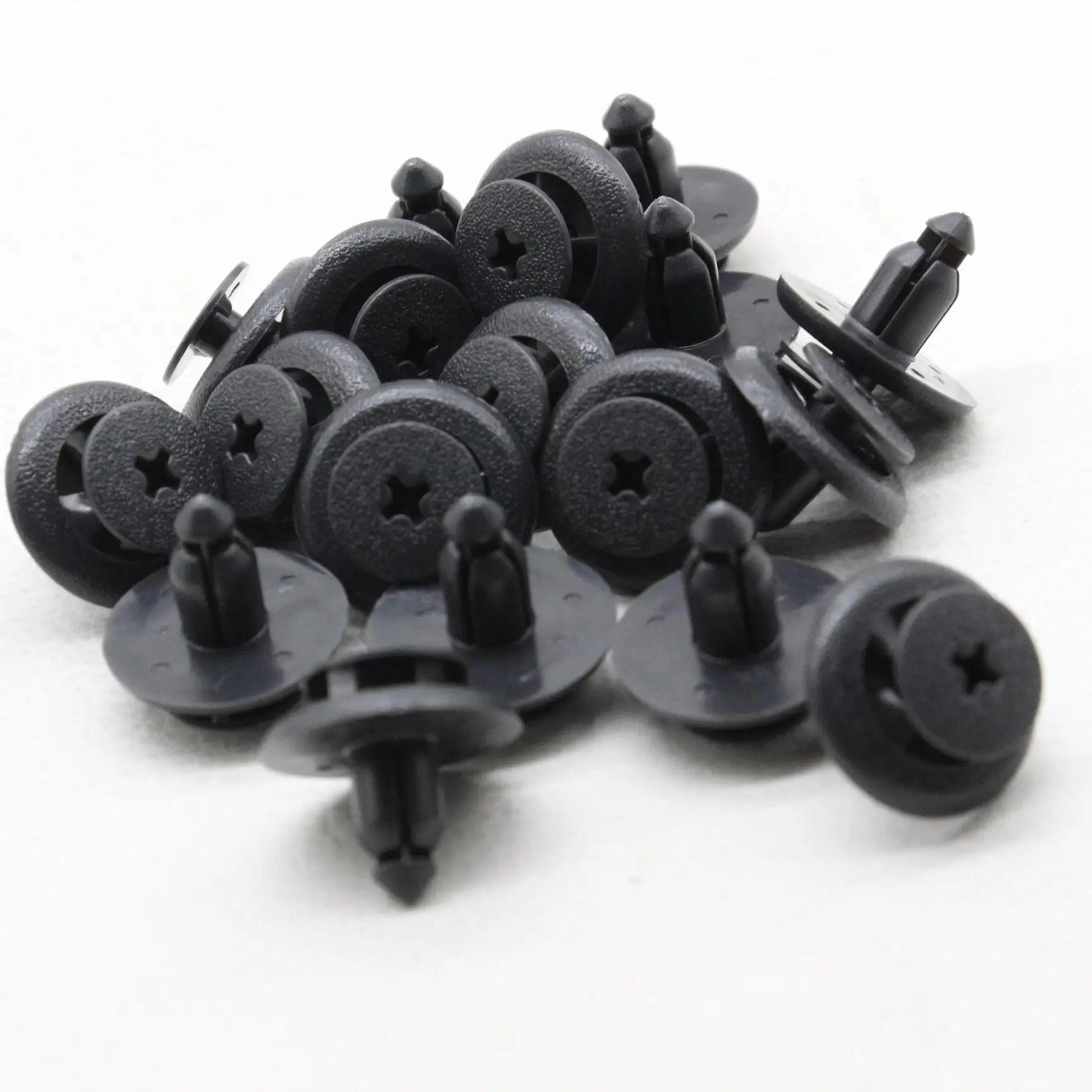 20 Pcs Push-Type Black Door Trim Panel Retainer Clips for Toyota RAV4 1997-On Fasteners 90467-07121-B2 Nylon Replacement Parts
20 Pcs Push-Type Black Door Trim Panel Retainer Clips for Toyota RAV4 1997-On Fasteners 90467-07121-B2 Nylon Replacement Parts