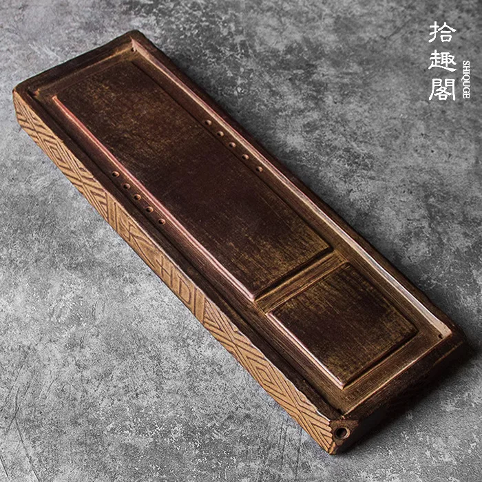 Chinese Handmade Coarse Pottery Tea Tray, Han Brick Ceramic Dry Brewing Table, Kung Fu Set Storage Water
Chinese Handmade Coarse Pottery Tea Tray, Han Brick Ceramic Dry Brewing Table, Kung Fu Set Storage Water