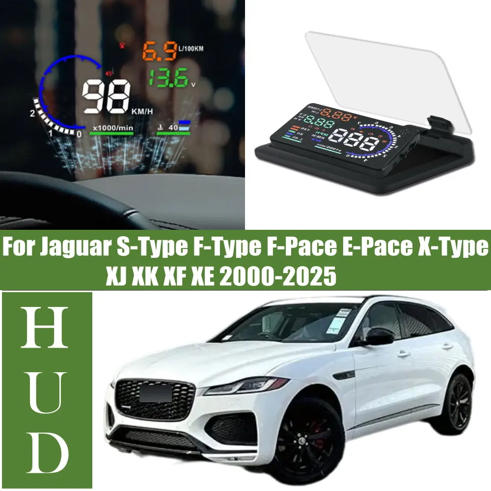 Car HUD Head Up Display LED Windshield Projection For Jaguar S-Type F-Type F-Pace E-Pace X-Type XJ XK XF XE 2000-2025
Car HUD Head Up Display LED Windshield Projection For Jaguar S-Type F-Type F-Pace E-Pace X-Type XJ XK XF XE 2000-2025