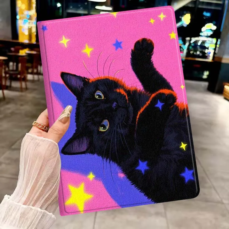 Cartoon Black Cat Stars Soft For Apple iPad Pro Mini A16 A17 A14 4 5 6 7 6th 7th Gen 9.7 12.9 11 13 M4 inch Tablet Case
Cartoon Black Cat Stars Soft For Apple iPad Pro Mini A16 A17 A14 4 5 6 7 6th 7th Gen 9.7 12.9 11 13 M4 inch Tablet Case