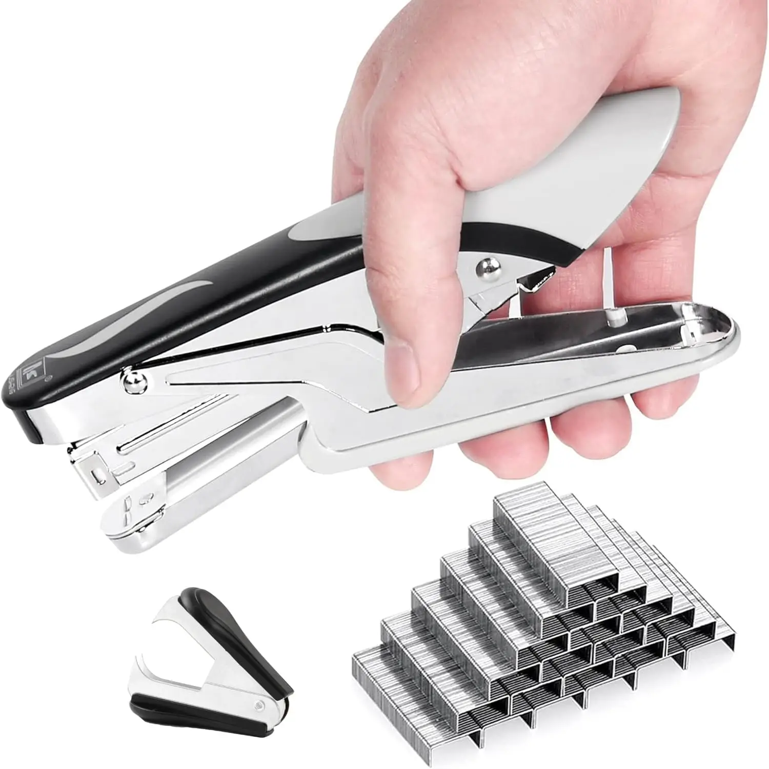 Heavy Duty Stapler with 1000 Staples & Remover, 20 Sheet Capacity, No Jam, Office Desk Stapler for Home School Warehouse Handmade
Heavy Duty Stapler with 1000 Staples & Remover, 20 Sheet Capacity, No Jam, Office Desk Stapler for Home School Warehouse Handmade
