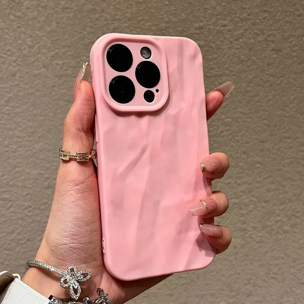 Fashion Silicone Fold Wrinkle Phone Case For iPhone 14 13 12 11 15 Pro Max SE X XS XR 8 7 Plus Soft Candy Color Full Cover
Fashion Silicone Fold Wrinkle Phone Case For iPhone 14 13 12 11 15 Pro Max SE X XS XR 8 7 Plus Soft Candy Color Full Cover