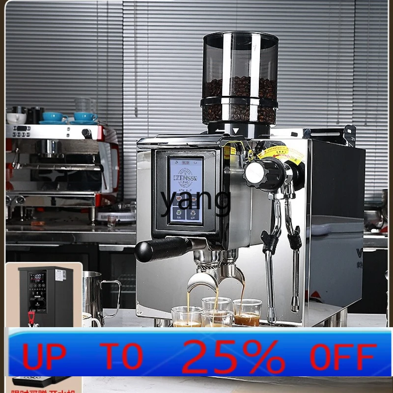 CX coffee machine grinding integrated commercial double boiler semi-automatic small milk tea shop
CX coffee machine grinding integrated commercial double boiler semi-automatic small milk tea shop