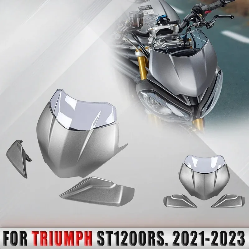 Front Headlight Cover Windscreen Windshield Visor Wind Screen Deflector for Triumph Speed Triple 1200 RS 2021 2022 2023
Front Headlight Cover Windscreen Windshield Visor Wind Screen Deflector for Triumph Speed Triple 1200 RS 2021 2022 2023