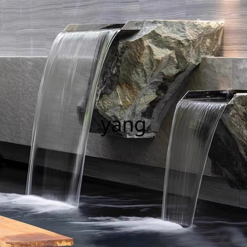 LTT stainless steel flow tank water curtain wall fish pond flowing water landscaping garden
LTT stainless steel flow tank water curtain wall fish pond flowing water landscaping garden