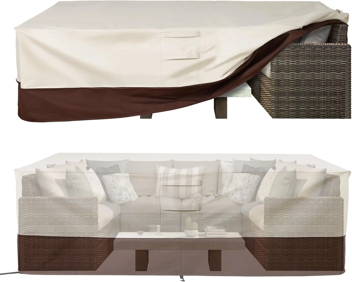 Водонепроницаемый чехол для садовой мебели с мягкими ручками, для комплекта стола и стульев среднего размера
Водонепроницаемый чехол для садовой мебели с мягкими ручками, для комплекта стола и стульев среднего размера