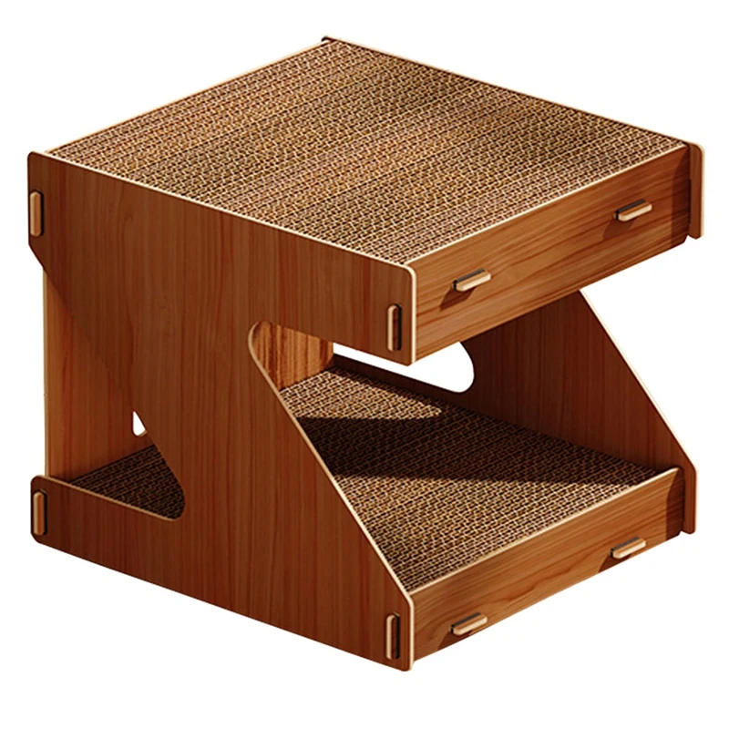 Когтеточка большого размера, вертикальная гофрированная бумага, интегрированная когтеточка, износостойкая рама для скалолазания, гнездо
Когтеточка большого размера, вертикальная гофрированная бумага, интегрированная когтеточка, износостойкая рама для скалолазания, гнездо