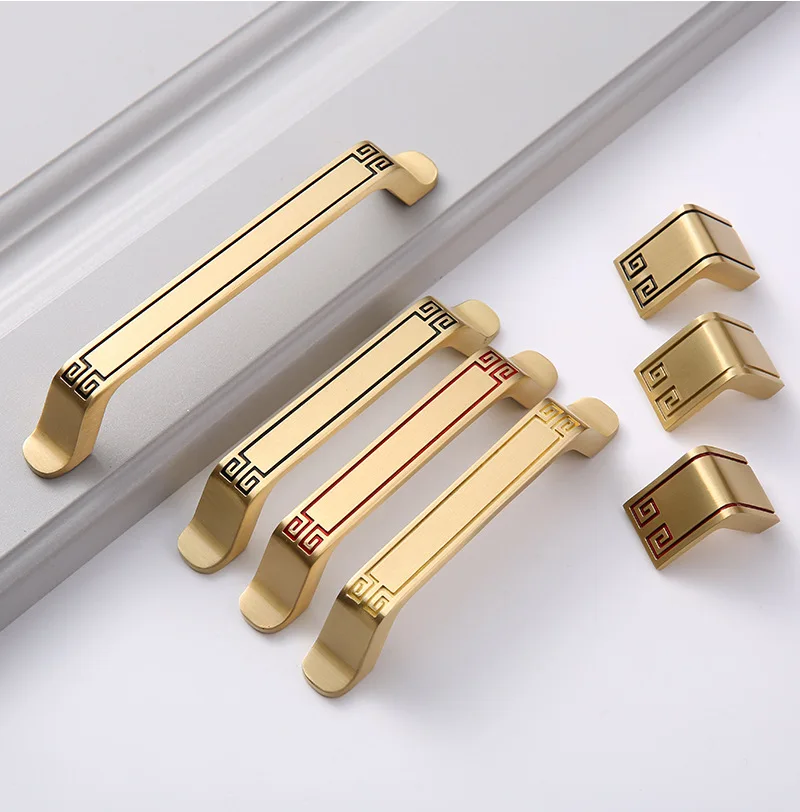 Chinese Style Brass Handle Cabinet Door Drawer Furniture Cabinet Wardrobe Door Handle
Chinese Style Brass Handle Cabinet Door Drawer Furniture Cabinet Wardrobe Door Handle