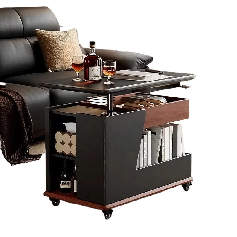 Solid wood mobile trolley, coffee table, small apartment liftable, living room household sofa side cabinet
Solid wood mobile trolley, coffee table, small apartment liftable, living room household sofa side cabinet