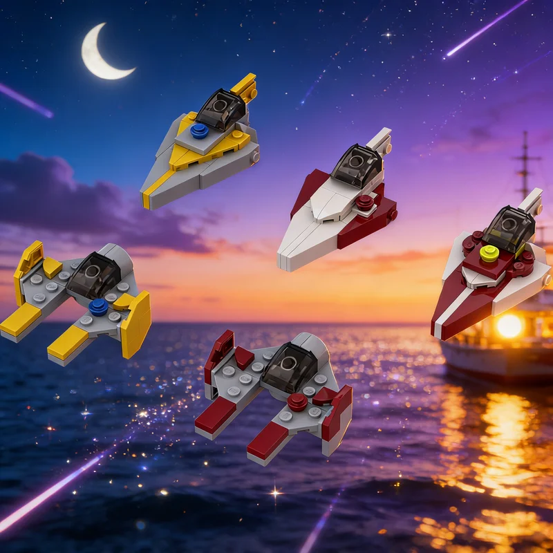 Набор из 114 деталей MOC: Мини-звездолет для строительства, конструктор, развивающая игрушка, идея для подарка на Рождество
Набор из 114 деталей MOC: Мини-звездолет для строительства, конструктор, развивающая игрушка, идея для подарка на Рождество